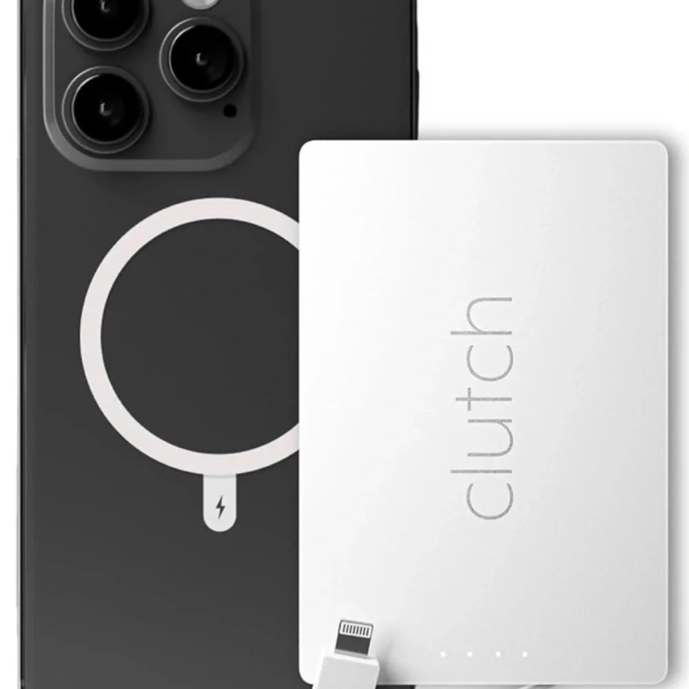 TWO Clutch Portable Chargers for iPhone